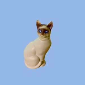 Vintage Avon Moonwind Cologne Siamese Cat Perfume Bottle